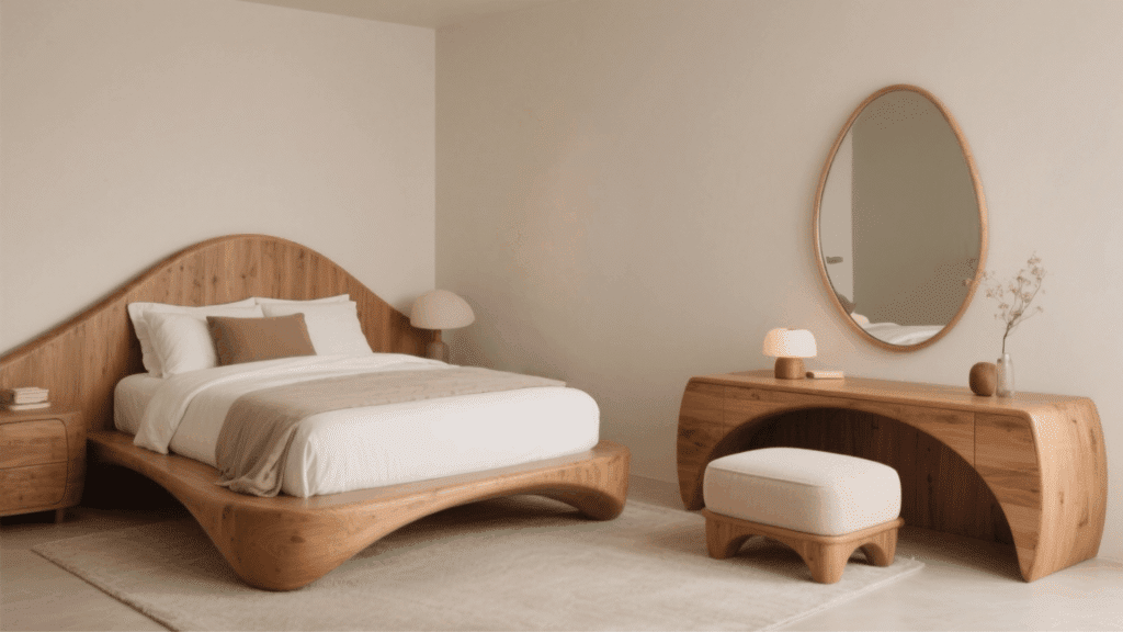 position furniture with rounded edges