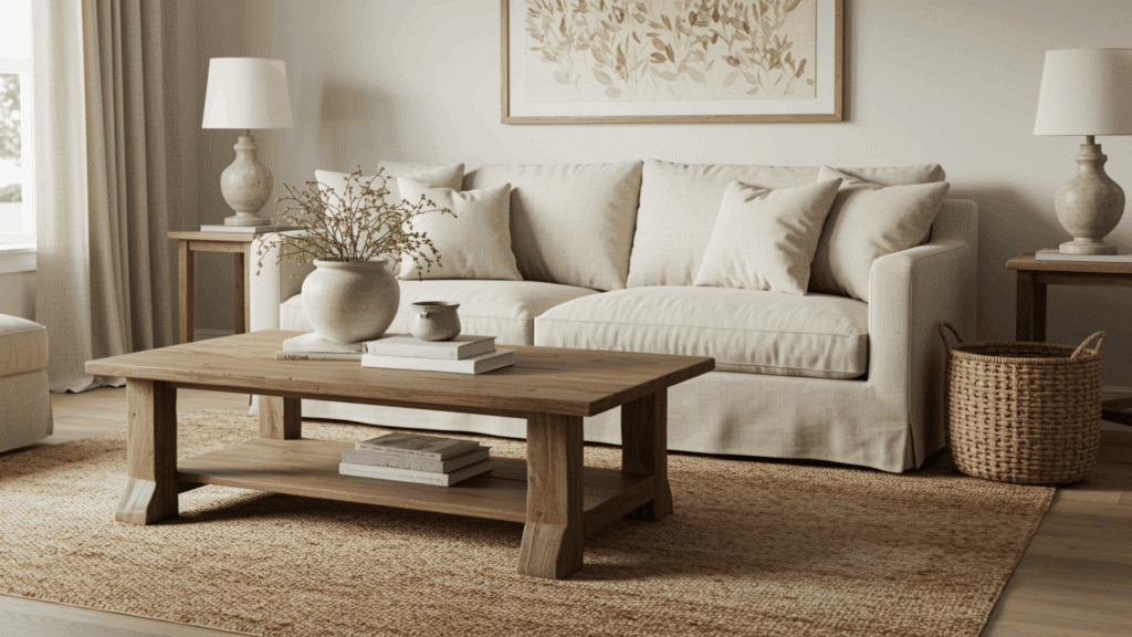 reclaimed wood coffee table