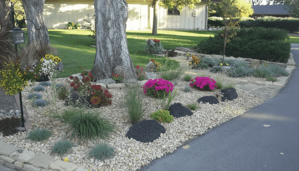 rock garden integration