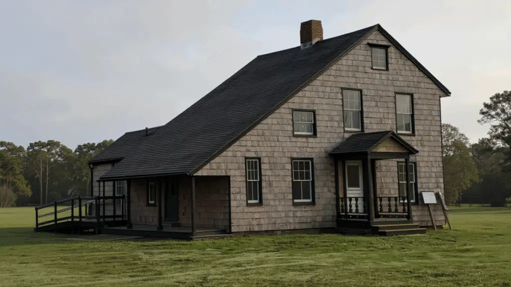 saltbox roof