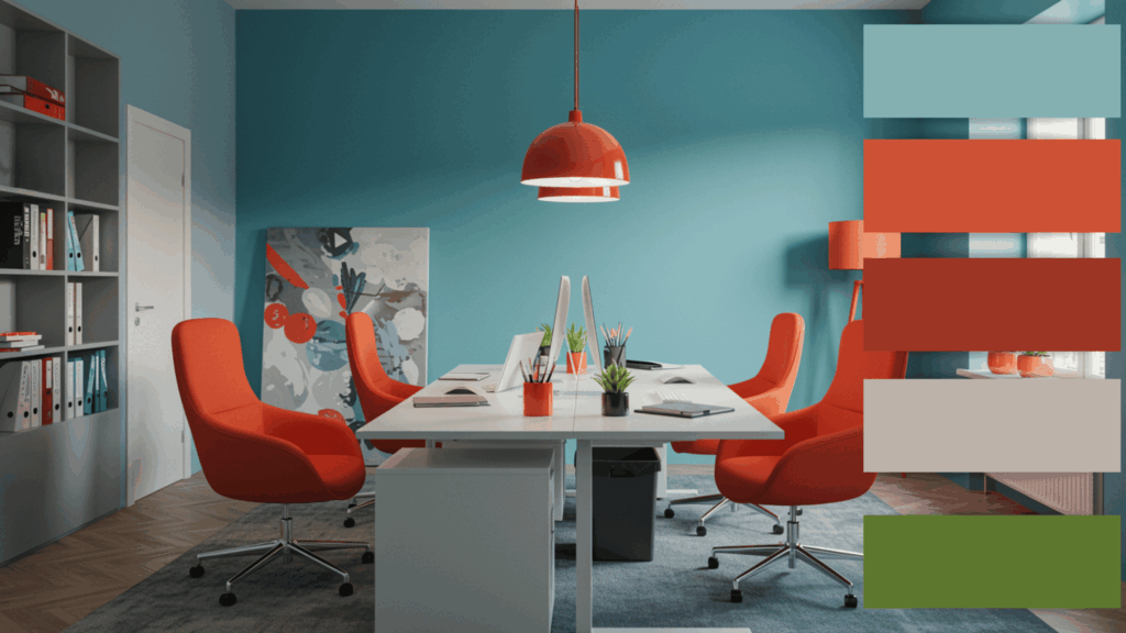 sea green terracotta light gray