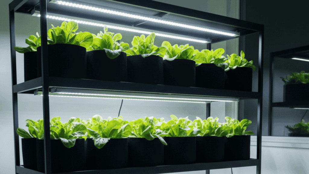 set up proper indoor lighting to support strong growth