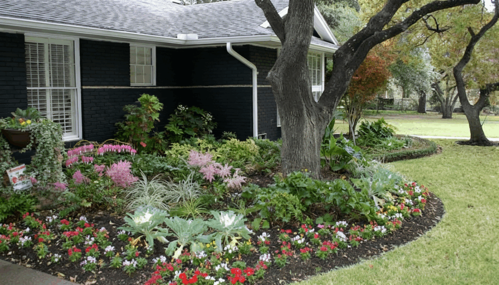 shade garden sanctuary