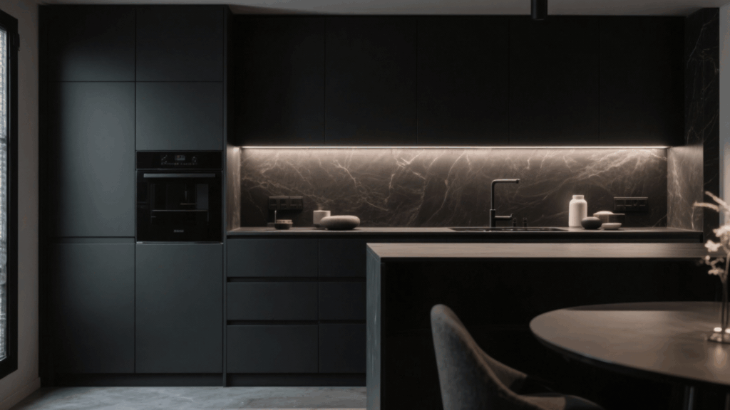 slab flat panel cabinets