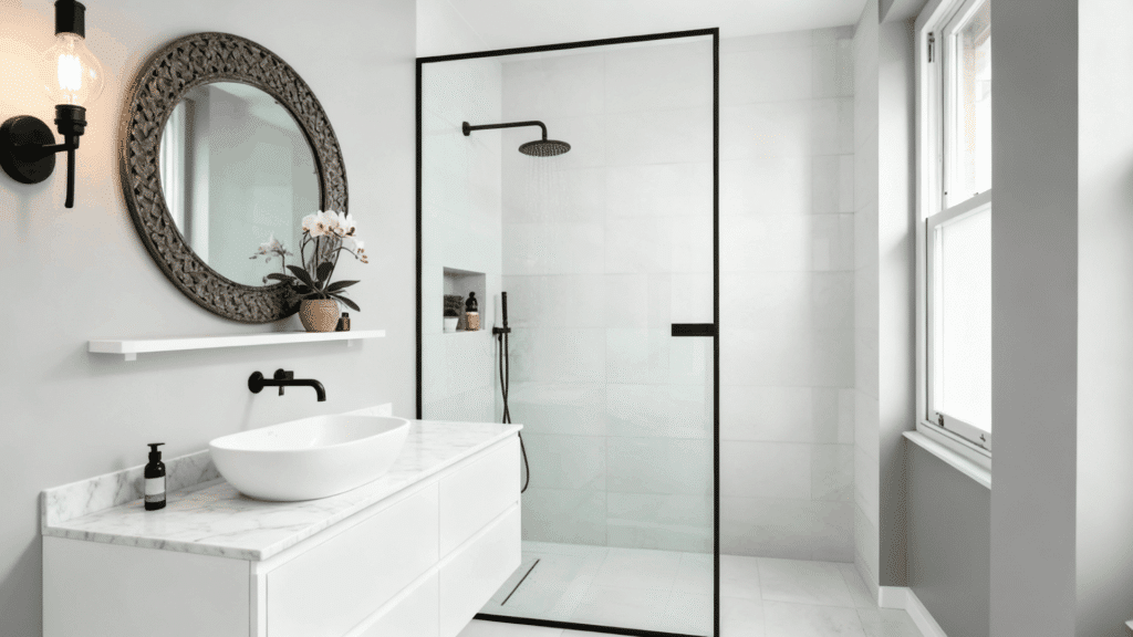 small bathroom walk in shower ideas