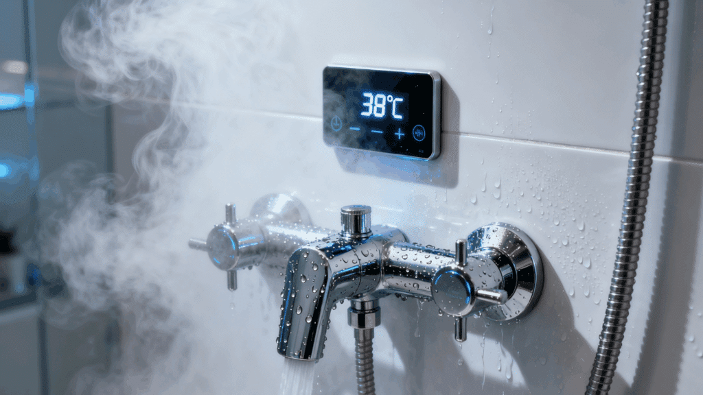 smart showers faucets