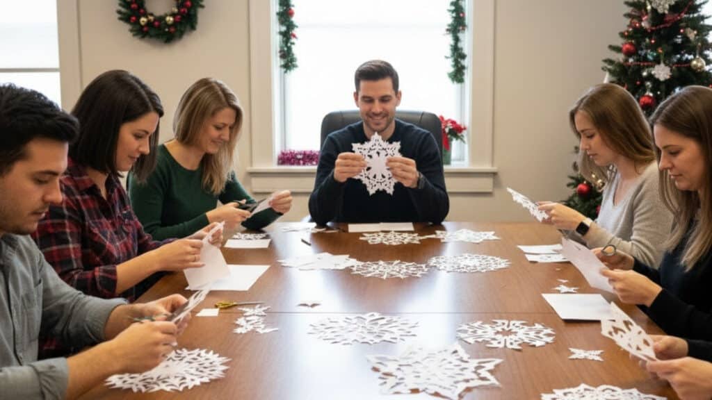 snowflake cutting contest