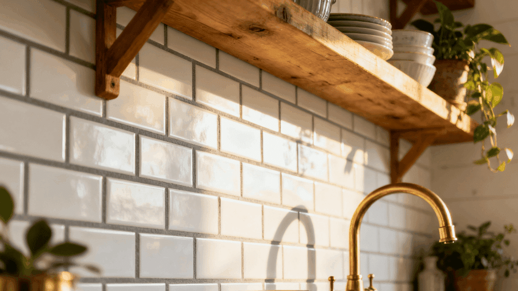 subway tile backsplash