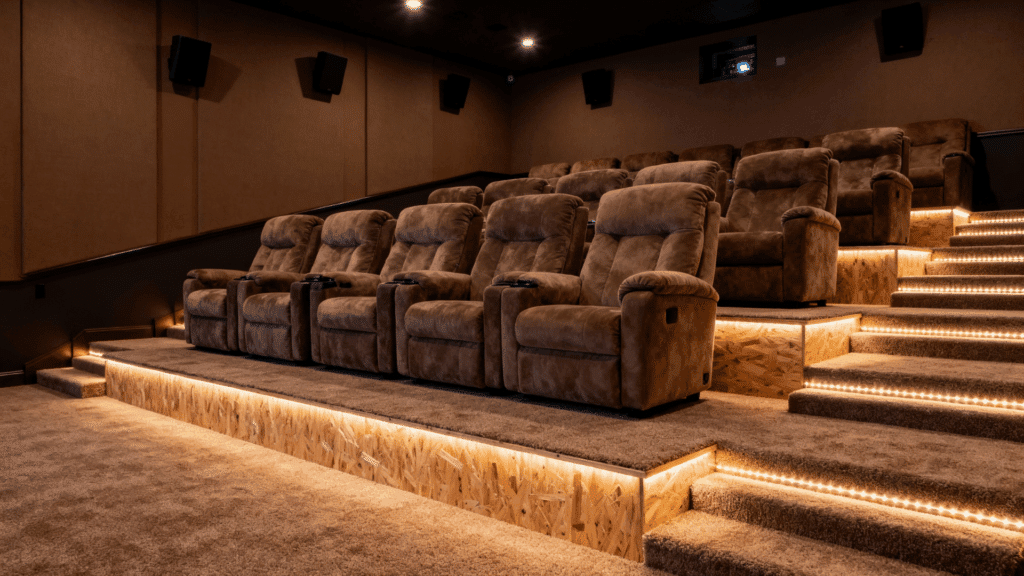 tiered seating platform