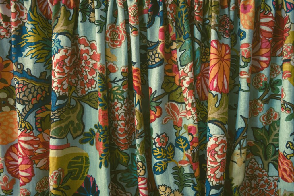 Romantic and Warm Floral Curtains