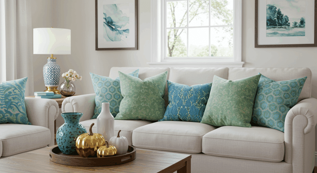 tips to arrange pillows on a couch