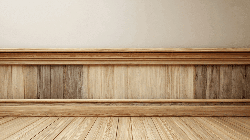 tongue and groove half paneling