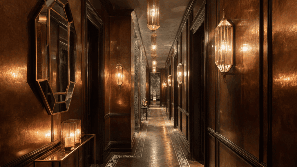 try a metallic finish