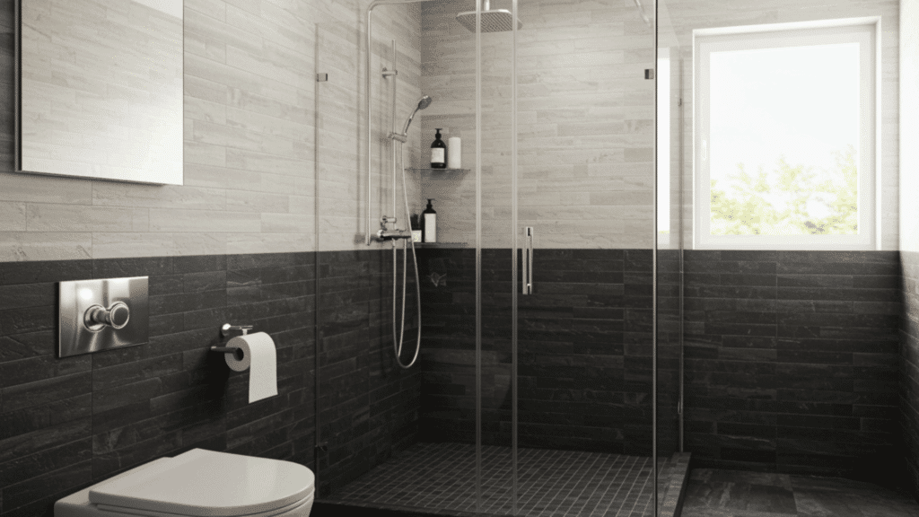 two tone tile design