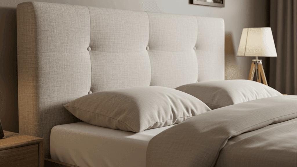 use a solid headboard