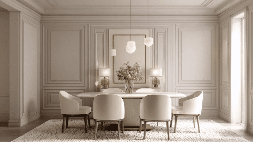 use panel molding for texture