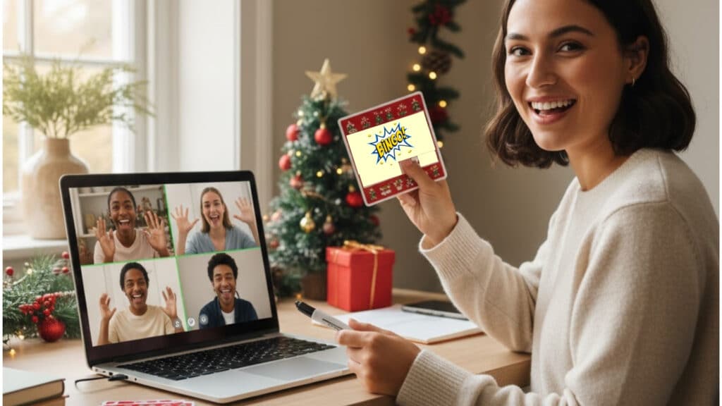 virtual christmas bingo