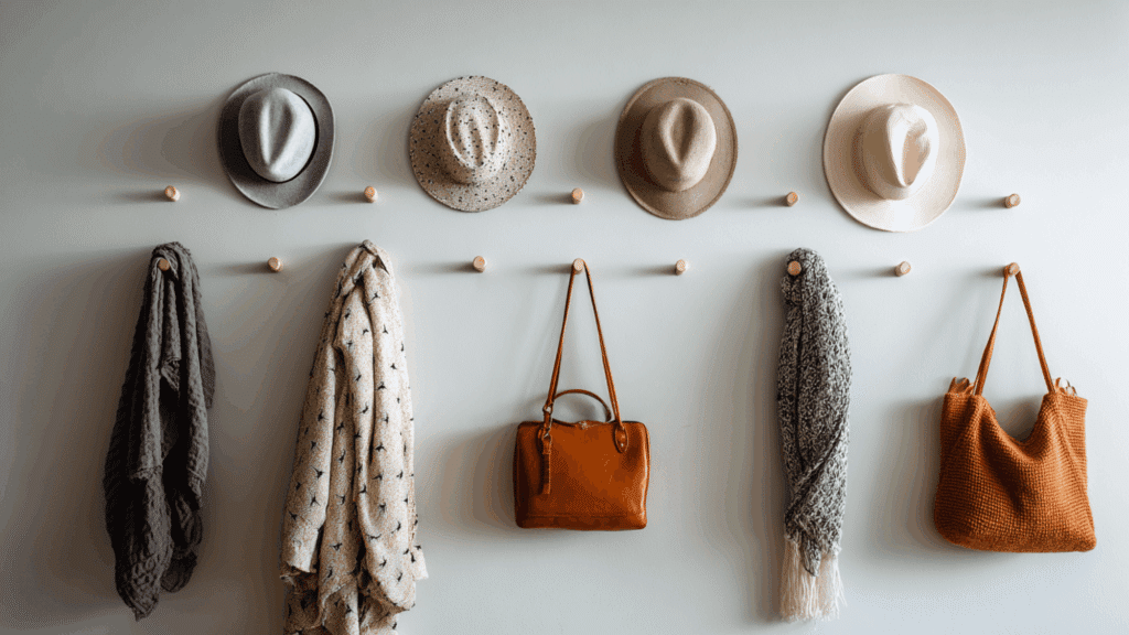 wall hooks and racks