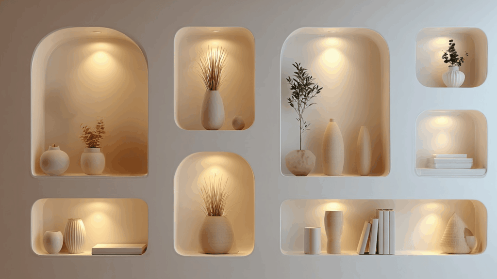wall niche ideas