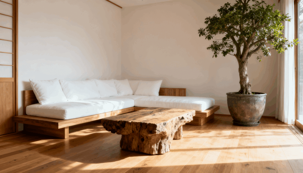 what is the importance of light and shadows in the wabi sabi style