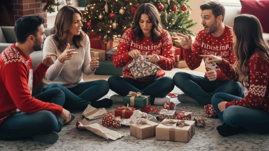 white elephant gift swap