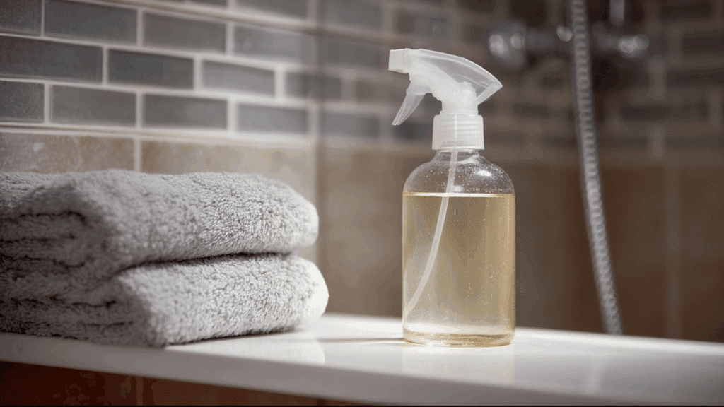 white vinegar solution