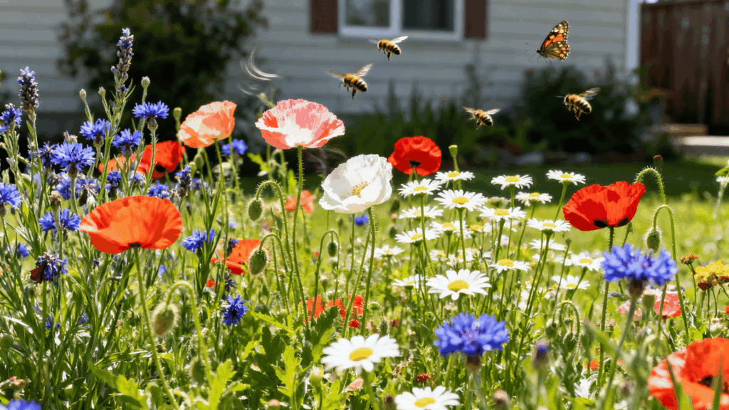 wildflower meadow effect