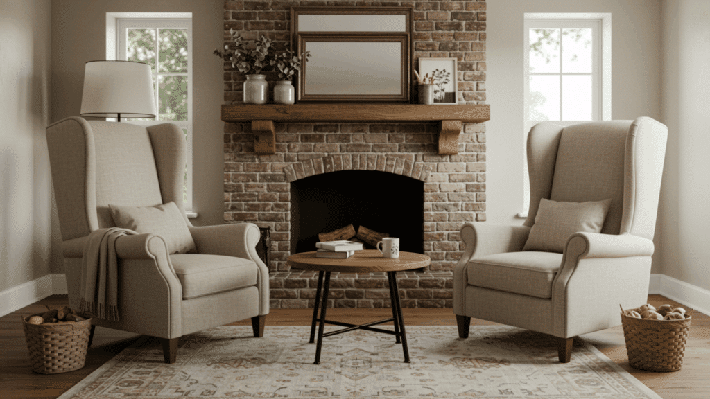 wingback accent chairs