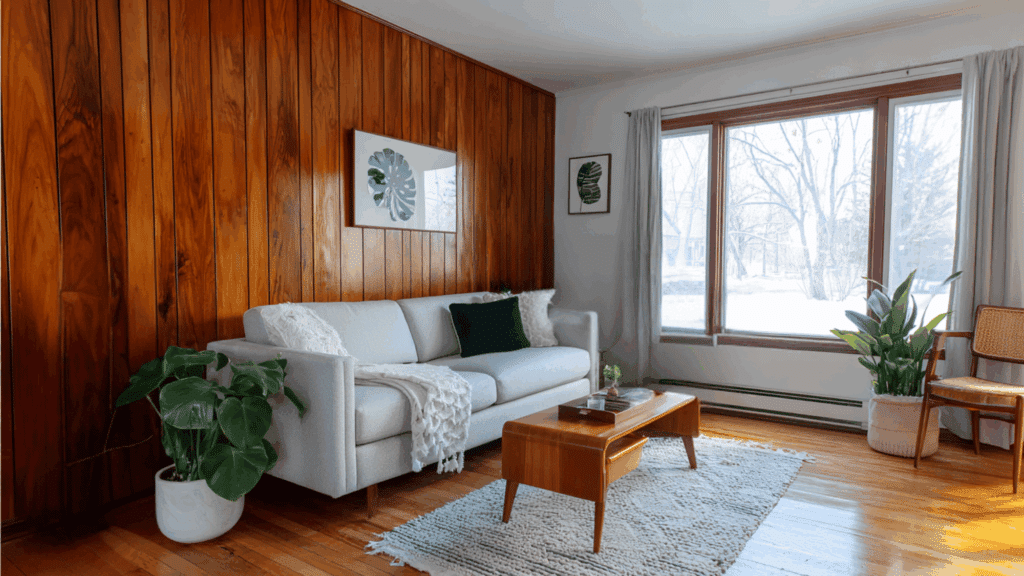 wood paneling makeover ideas
