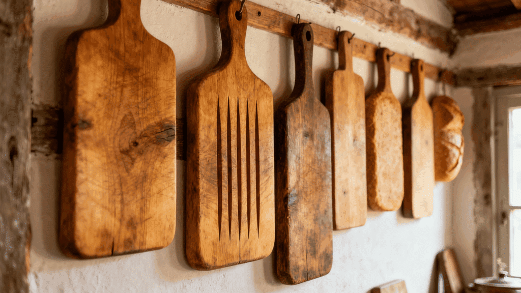 wooden bread boards