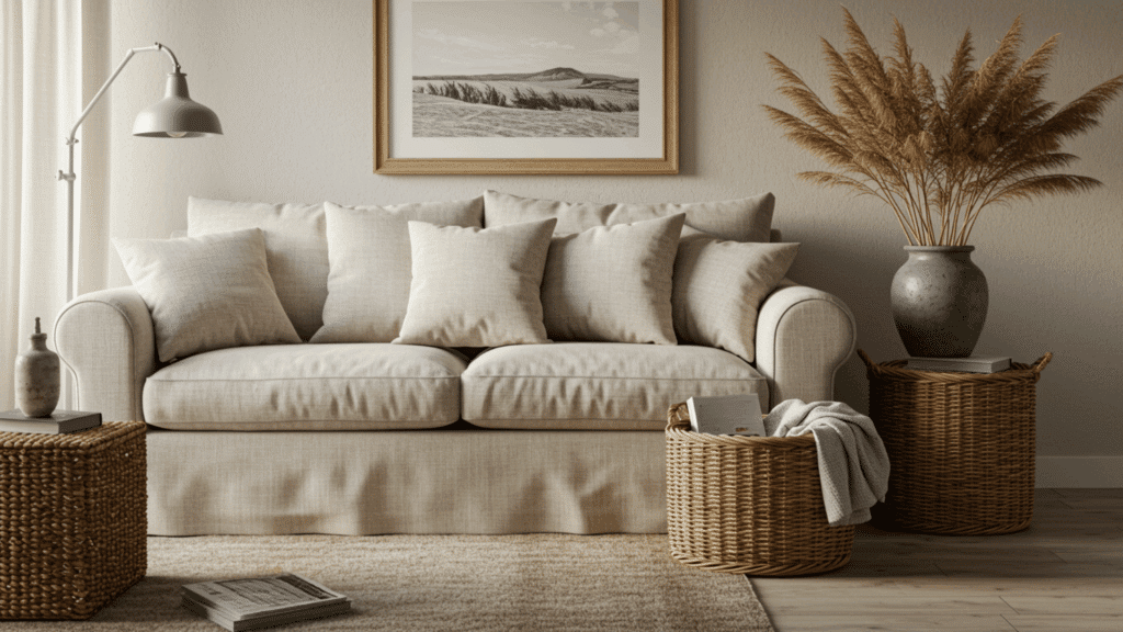 woven basket storage