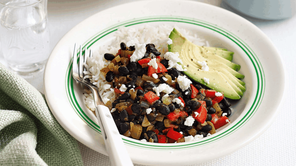 18. Black Bean and Rice Bowls