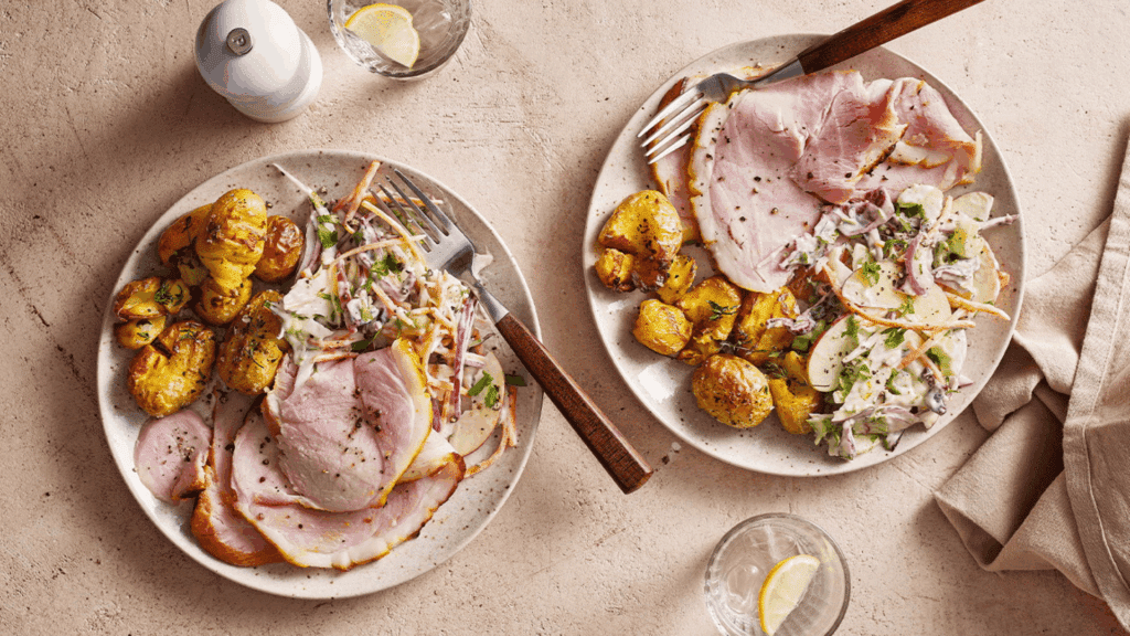 29. Baked Ham and Potatoes
