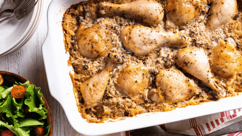 3. Chicken and Rice Casserole