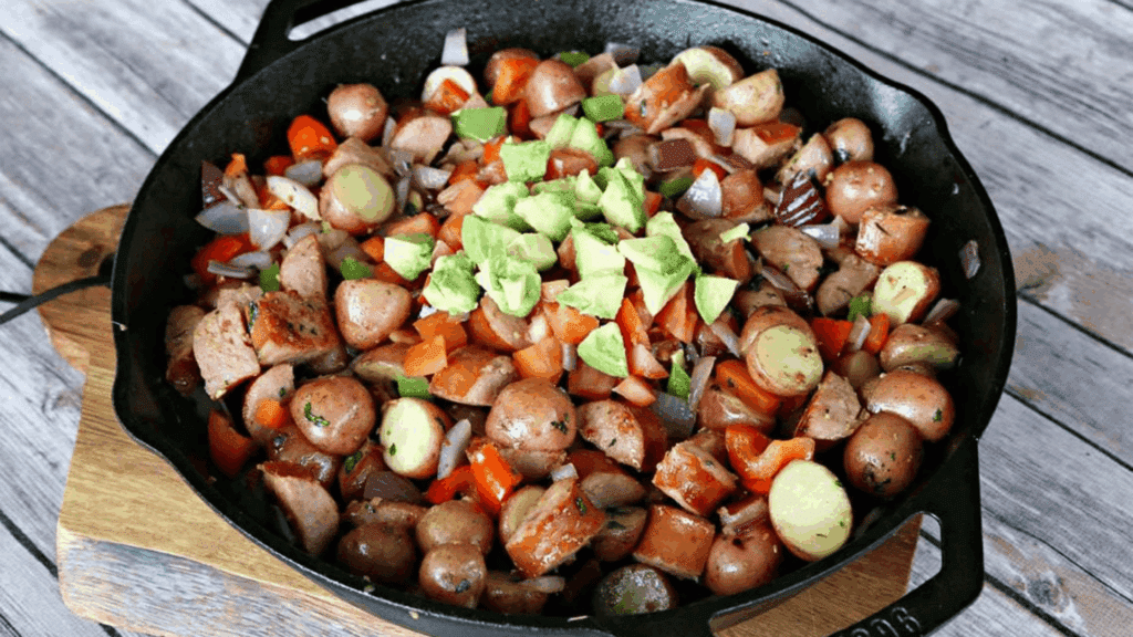 8. Sausage and Potato Skillet