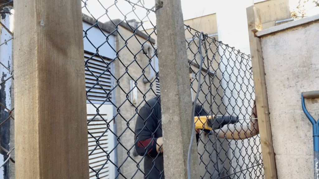 Fix End Posts to Adjacent Structures