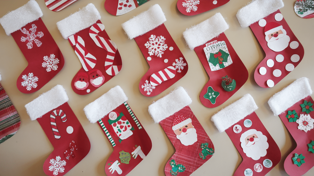Paper Stocking Decorations