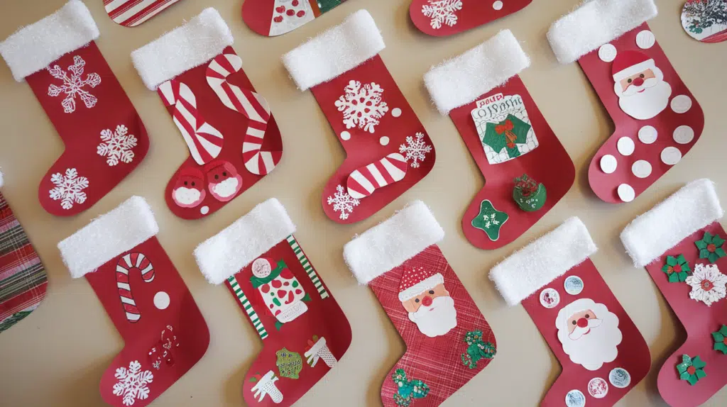 Paper Stocking Decorations