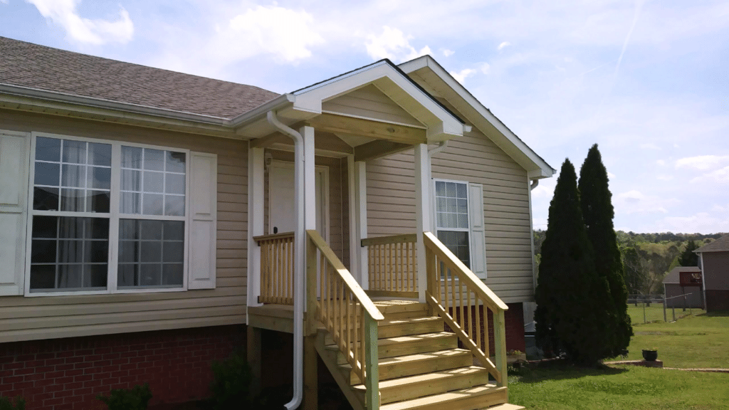 Small Entry vs Larger Porticos
