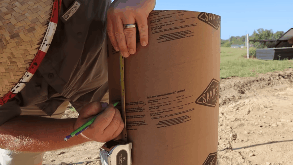 Step 1 Prepare the Site and Mark Tube Heights