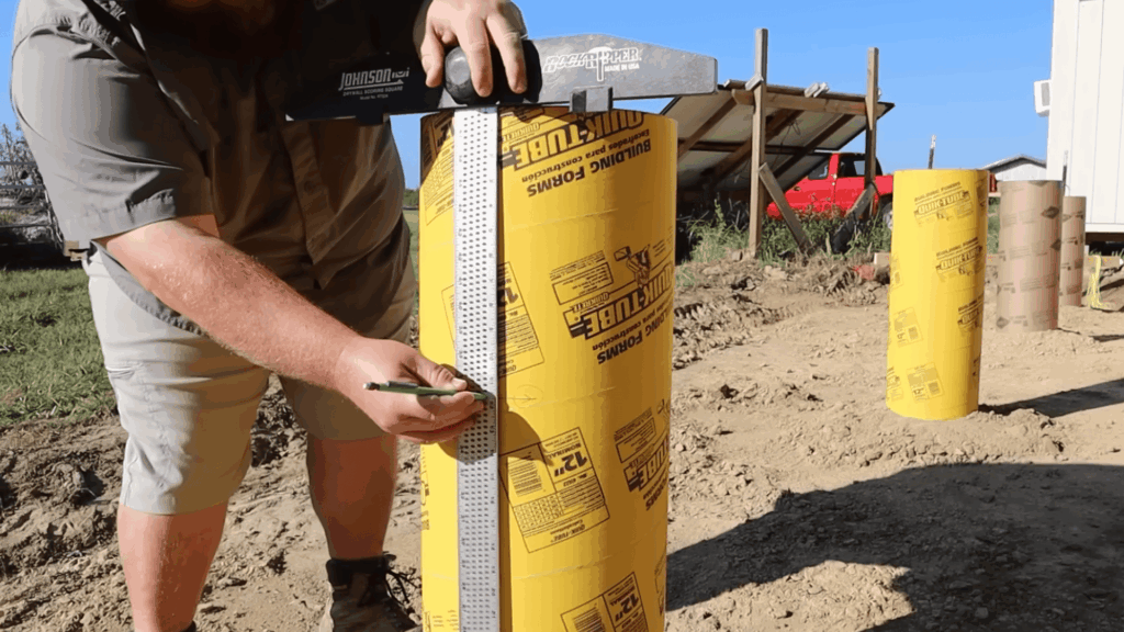 Step 2 Draw Cut Lines Around Each Tube