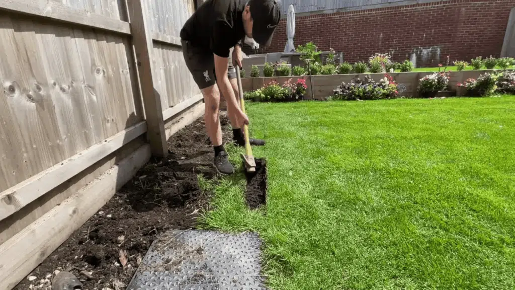Step 3 Dig a Drainage Trench