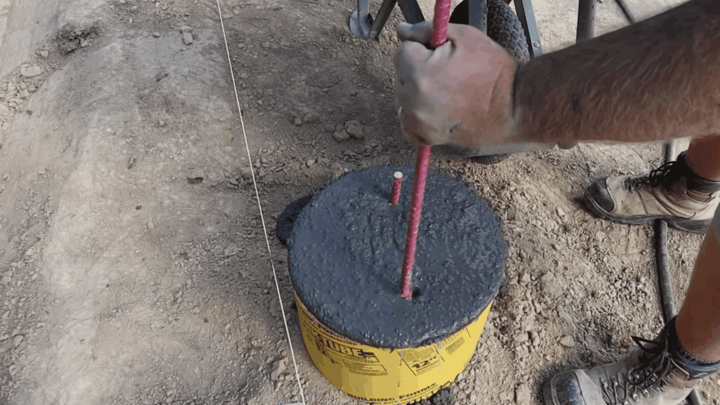 Step 7 Install Rebar and Remove Air Bubbles