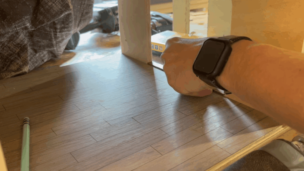 Step 8 Add Flooring and Transition Strips