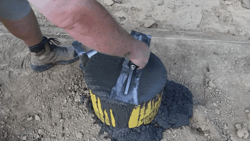 Step 8 Float and Screed the Pier Tops