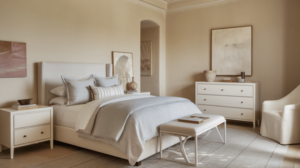 a soft and neutral color palette