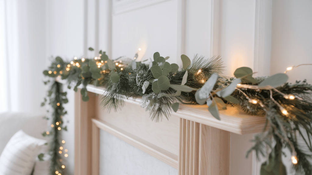 add greenery garlands