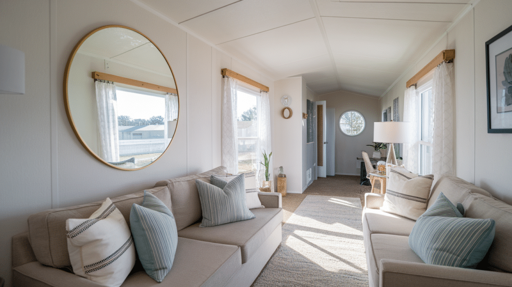 add mirrors to create space