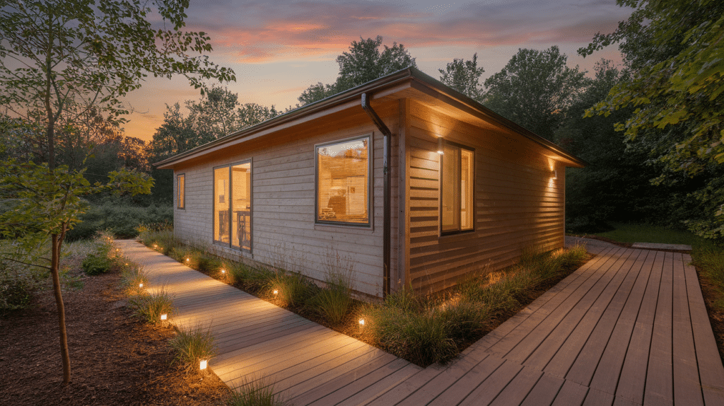 add outdoor lighting