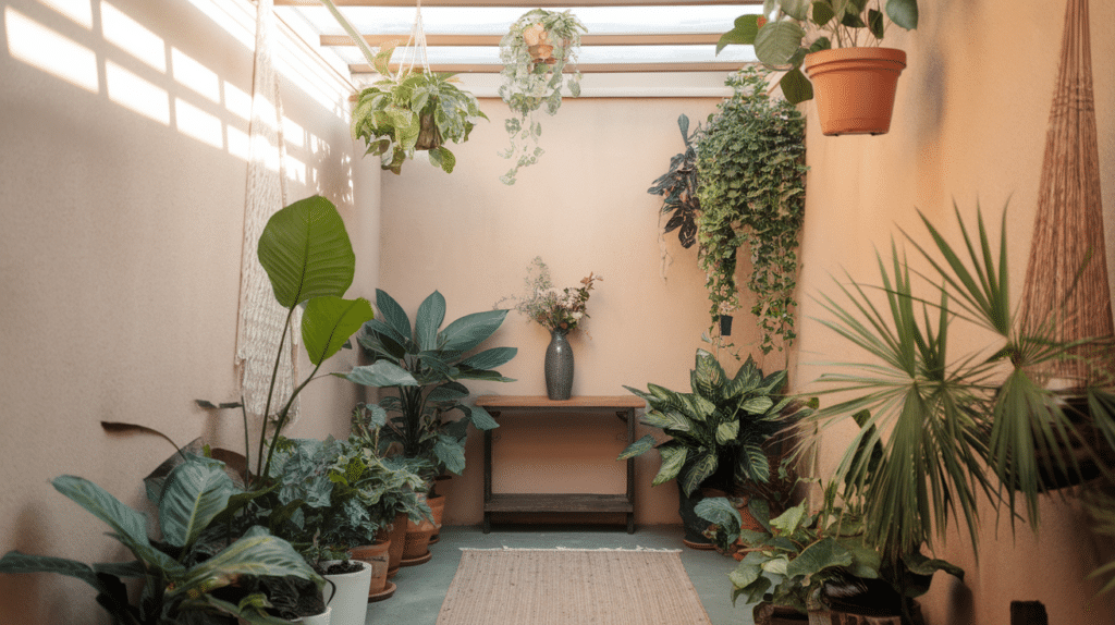 add plants for freshness and style